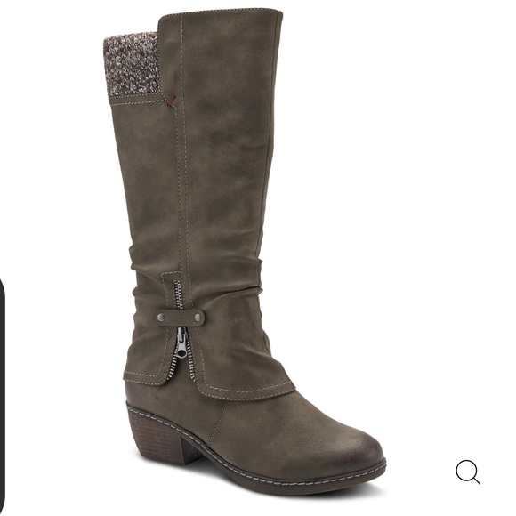 Patrizia Carly tall zip leathet boot size 9 - Picture 1 of 8